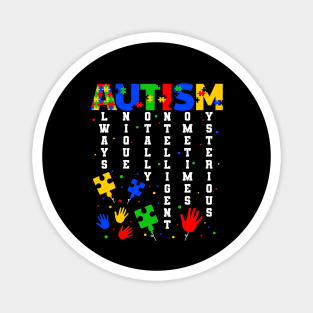 Autism Always Unique Totally Intelligent Magnet